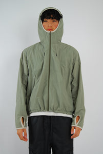 Alcyus khaki track jacket, with four pockets